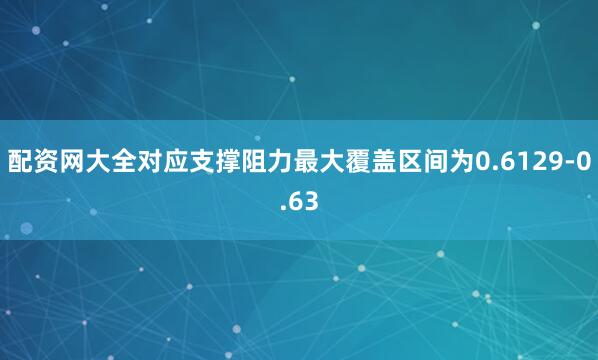 配资网大全对应支撑阻力最大覆盖区间为0.6129-0.63