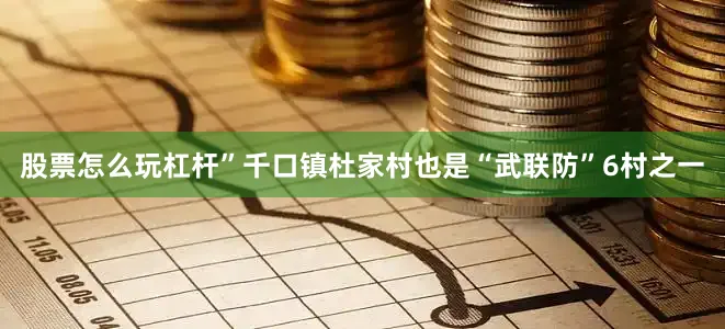股票怎么玩杠杆”千口镇杜家村也是“武联防”6村之一