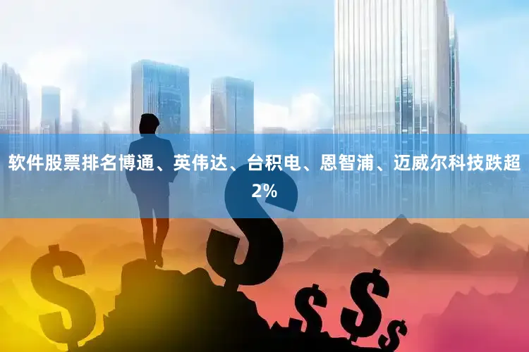 软件股票排名博通、英伟达、台积电、恩智浦、迈威尔科技跌超2%